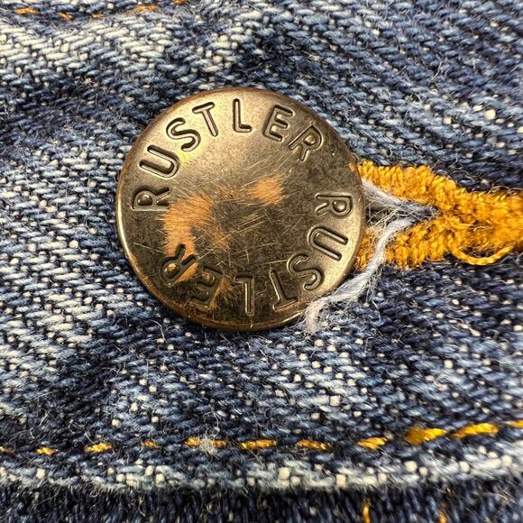 Rentrayage Upcycled Mid Rise Two Tone Patchwork Flare Jeans Size XS 26 Waist - Picture 8 of 15